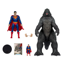 [Pre-Order] DC Multiverse Superman vs. Godzilla Megafig Justice League vs. Godzilla vs. Kong Action Figure 2-Pack