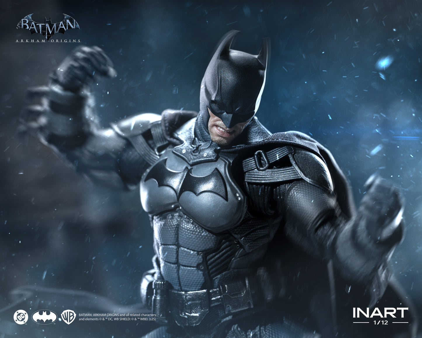 INART Arkham Origins Batman 1/12 Action Figure