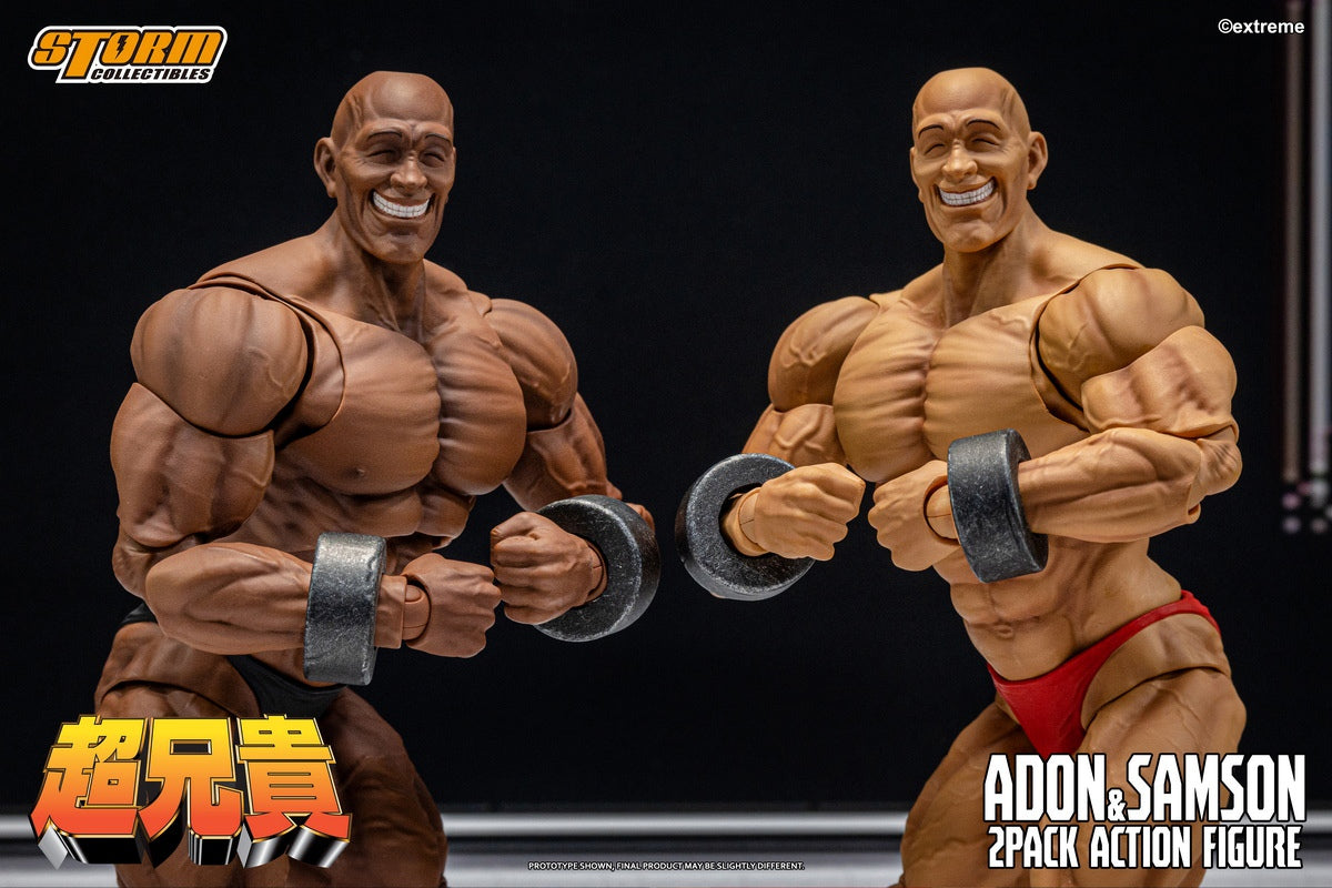 Chou-Aniki Adon and Samson 1/12 Scale Action Figure Set