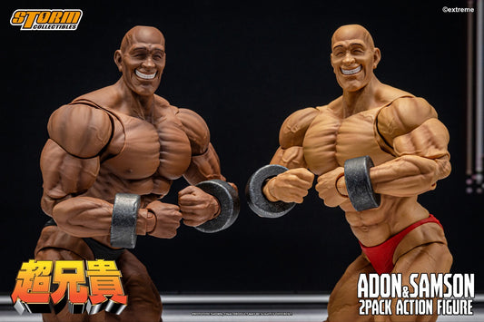 [Pre-Order] Chou-Aniki Adon and Samson 1/12 Scale Action Figure Set
