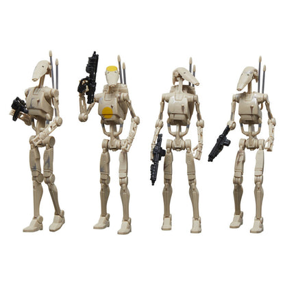 Star Wars The Vintage Collection Battle Droid 3 3/4-Inch Action Figures 4-Pack