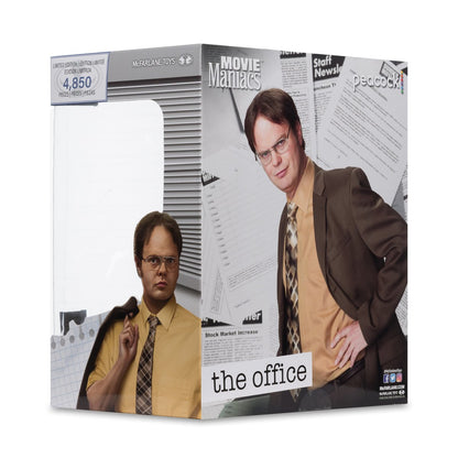 Movie Maniacs NBC Universal Wave 4 The Office Dwight Schrute 6-Inch Scale Posed Figure