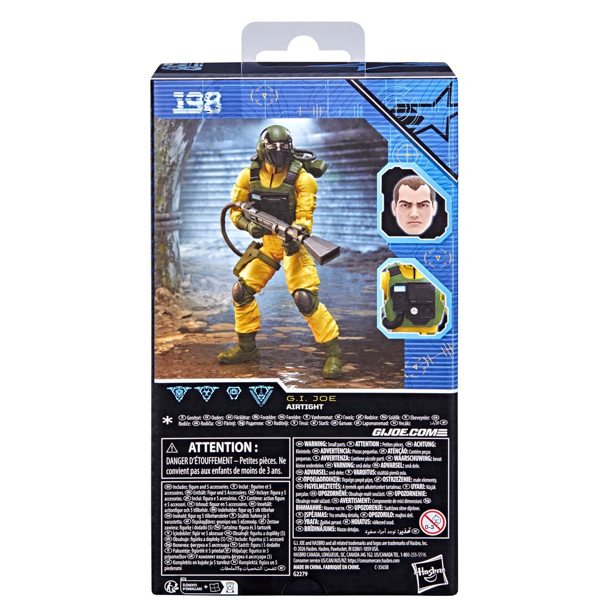 G.I. Joe Classified Series #198 Airtight 6-Inch Action Figure