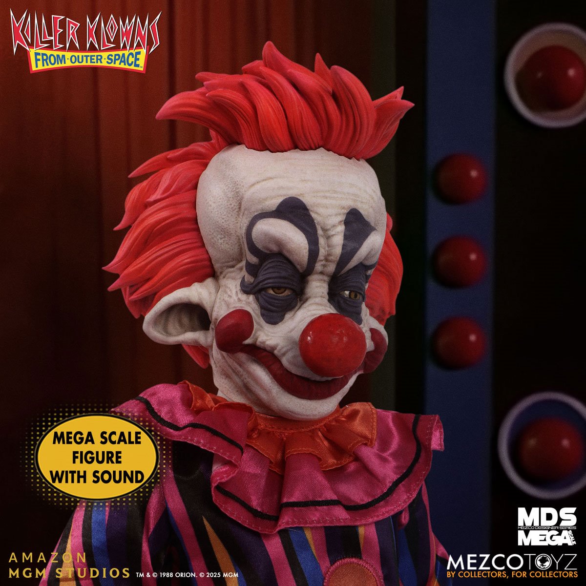 Killer Klowns From Outer Space Rudy Mezco Designer Series Mega-Scale 15-Inch Doll