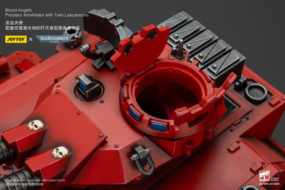 Warhammer 40,000 Blood Angels Predator Annihilator with Twin Lascannons 1:18 Scale Action Figure