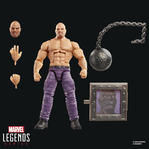 Marvel Legends Series Absorbing Man Retro Comics Secret Wars 6 Inch Action Figure with Shield