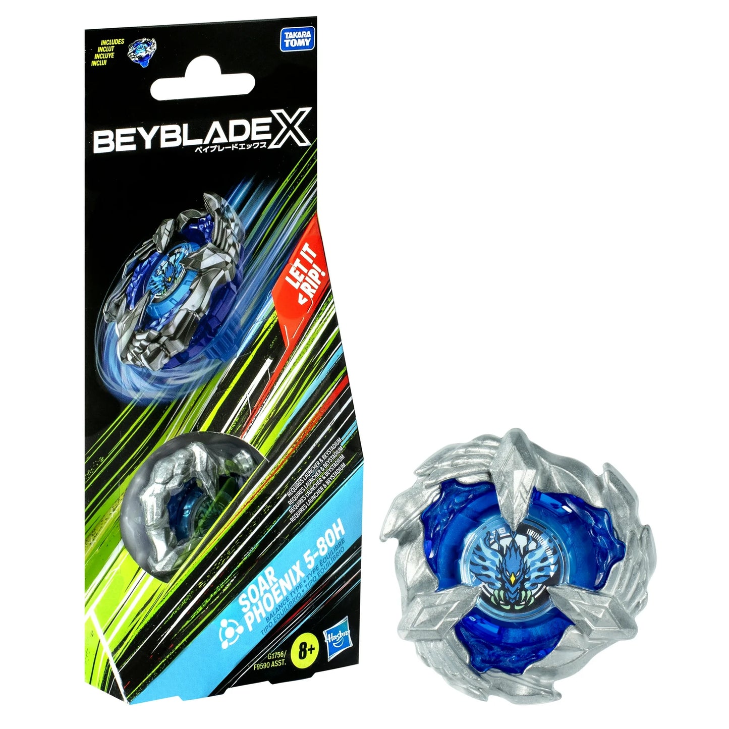 Beyblade X Soar Phoenix 5-80H Booster Pack Set
