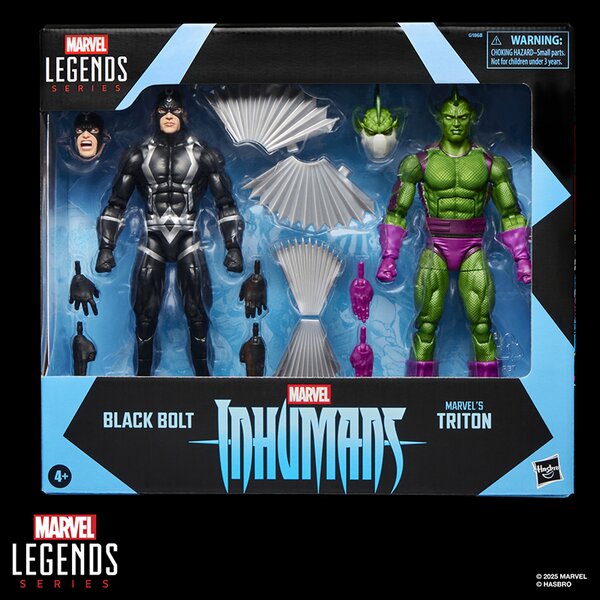 Inhumans Marvel Legends Black Bolt & Marvel’s Triton 6-Inch Action Figures 2-Pack