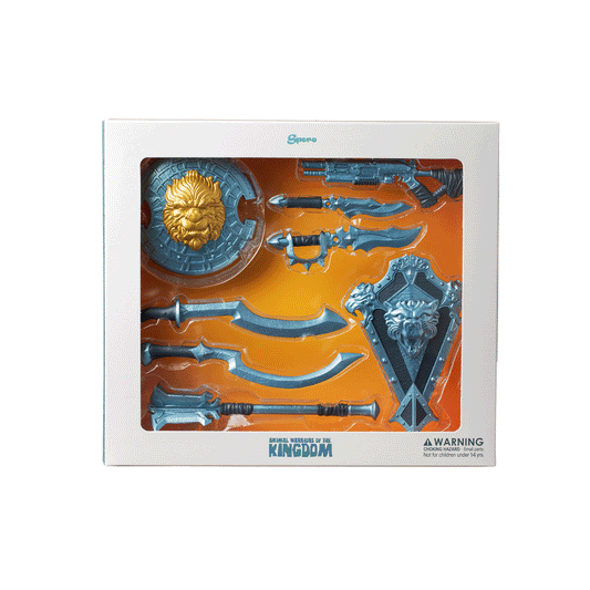 Animal Warriors of the Kingdom Primal Collection Cobalt Steel Weapon Set