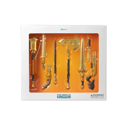 Animal Warriors of The Kingdom Primal Collection Epic Gold Weapon Set