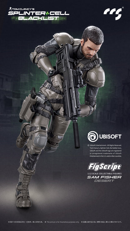 Tom Clancy’s Splinter Cell: Blacklist FigScript Sam Fisher Desert Ver. 1/12 Scale Action Figure