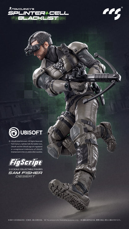 Tom Clancy’s Splinter Cell: Blacklist FigScript Sam Fisher Desert Ver. 1/12 Scale Action Figure