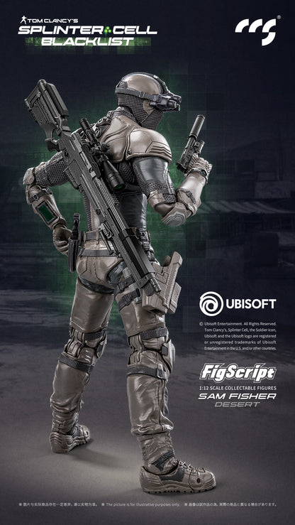 Tom Clancy’s Splinter Cell: Blacklist FigScript Sam Fisher Desert Ver. 1/12 Scale Action Figure