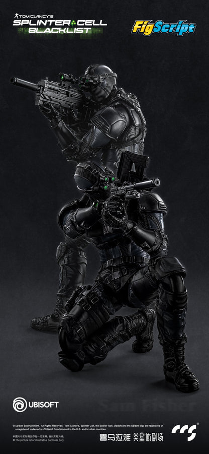 Tom Clancy’s Splinter Cell: Blacklist FigScript Sam Fisher 1/12 Scale Action Figure