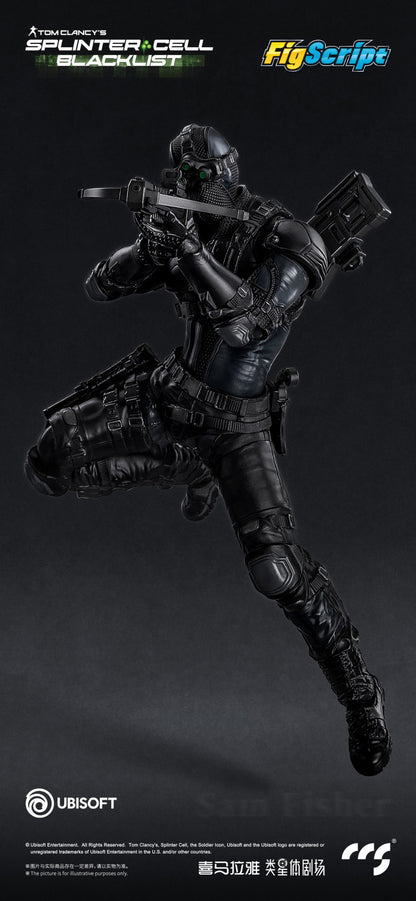 Tom Clancy’s Splinter Cell: Blacklist FigScript Sam Fisher 1/12 Scale Action Figure