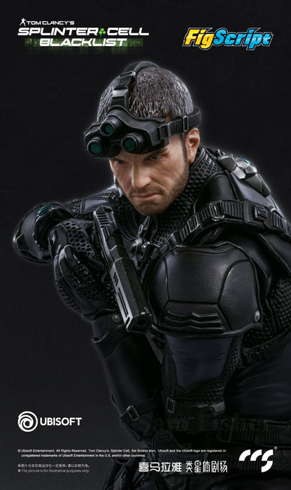 Tom Clancy’s Splinter Cell: Blacklist FigScript Sam Fisher 1/12 Scale Action Figure