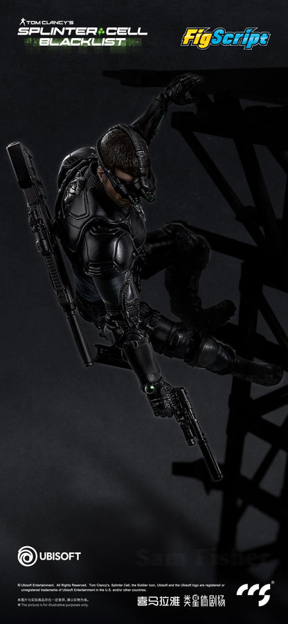 Tom Clancy’s Splinter Cell: Blacklist FigScript Sam Fisher 1/12 Scale Action Figure