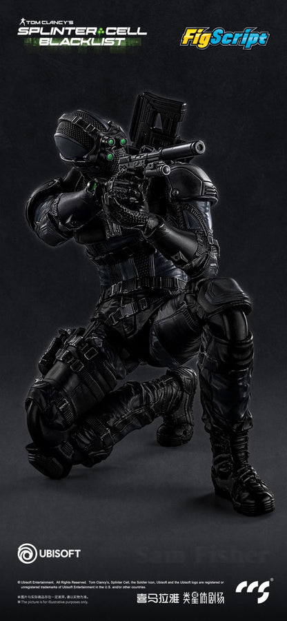 Tom Clancy’s Splinter Cell: Blacklist FigScript Sam Fisher 1/12 Scale Action Figure