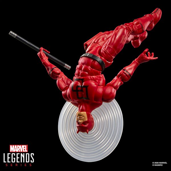 Marvel Legends Series Daredevil Retro Comics Secret Wars 6 Inch Action Figure with Shield