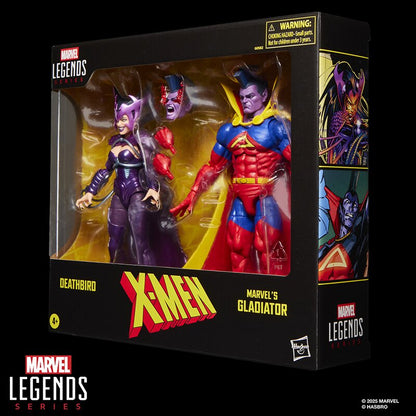 Marvel Legends Series X-Men Deathbird and Gladiator Action Figures 2-Pack