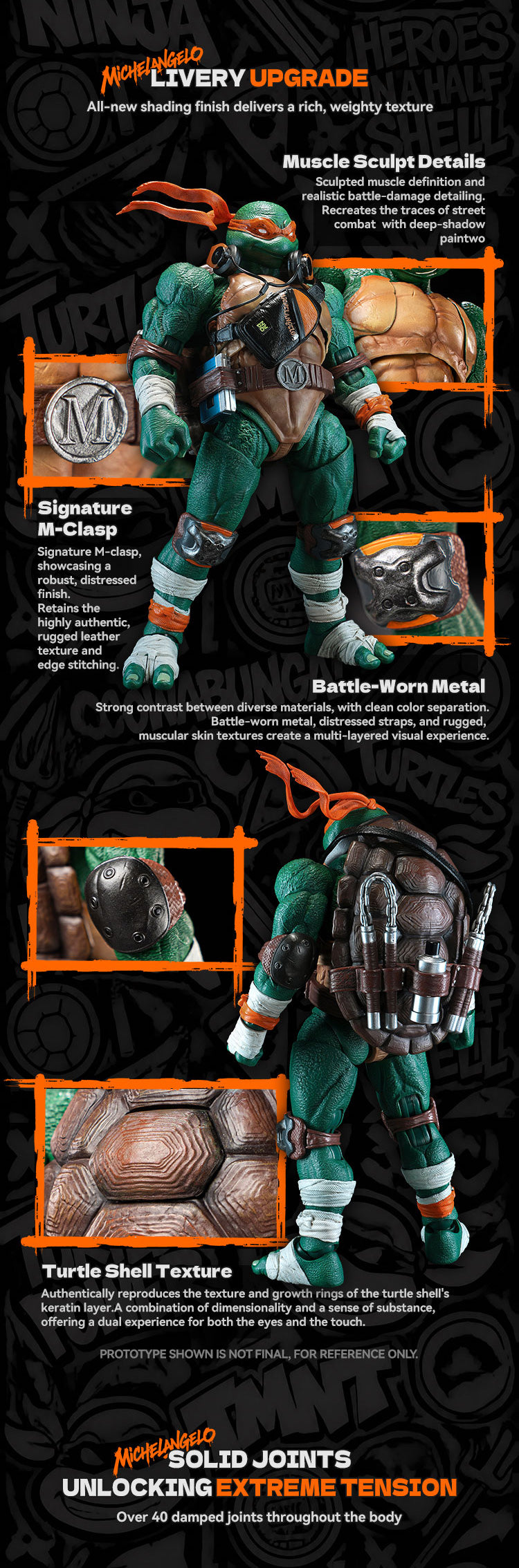 Teenage Mutant Ninja Turtles HB0105 Deluxe Ver. Michelangelo Action Figure