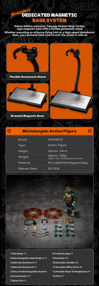 Teenage Mutant Ninja Turtles HB0105 Deluxe Ver. Michelangelo Action Figure