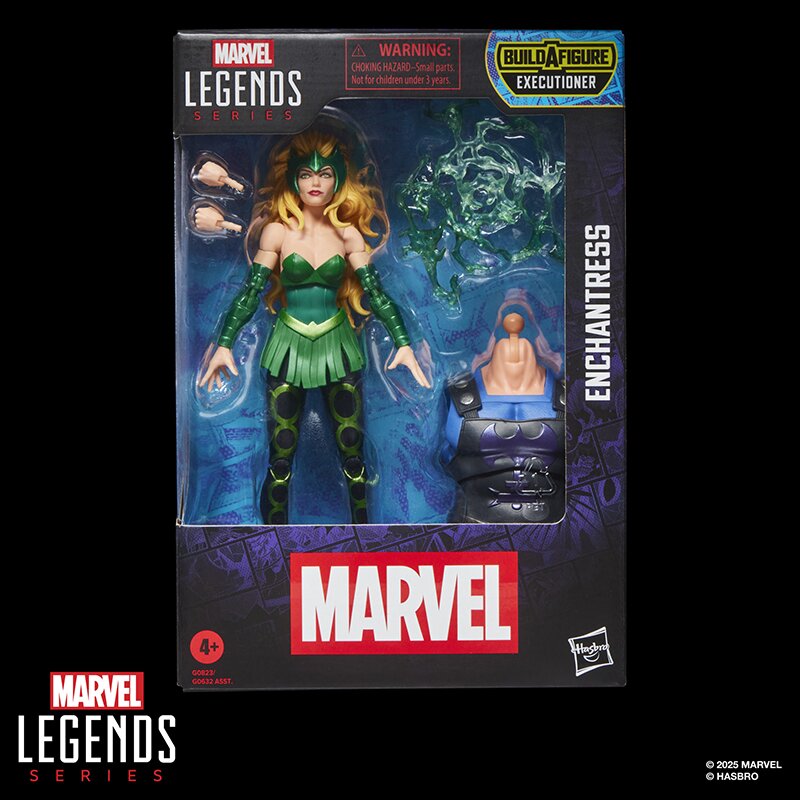 Marvel Legends Series Enchantress, Thor Comics Collectible 6-Inch Scale Action Figure