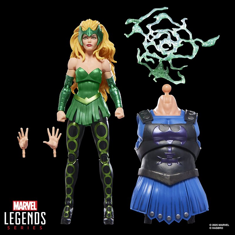 Marvel Legends Series Enchantress, Thor Comics Collectible 6-Inch Scale Action Figure