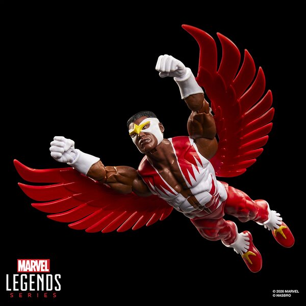 Marvel Legends Series Falcon Retro Comics Secret Wars 6 Inch Action Figure with Shield
