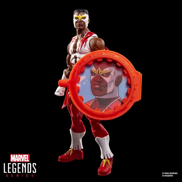 Marvel Legends Series Falcon Retro Comics Secret Wars 6 Inch Action Figure with Shield