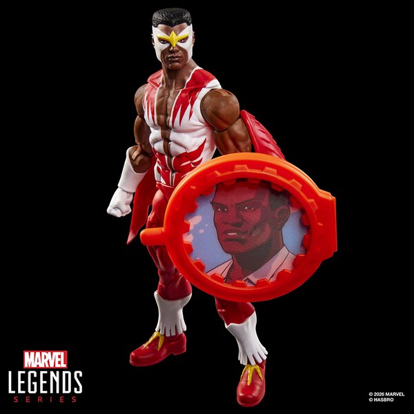 Marvel Legends Series Falcon Retro Comics Secret Wars 6 Inch Action Figure with Shield