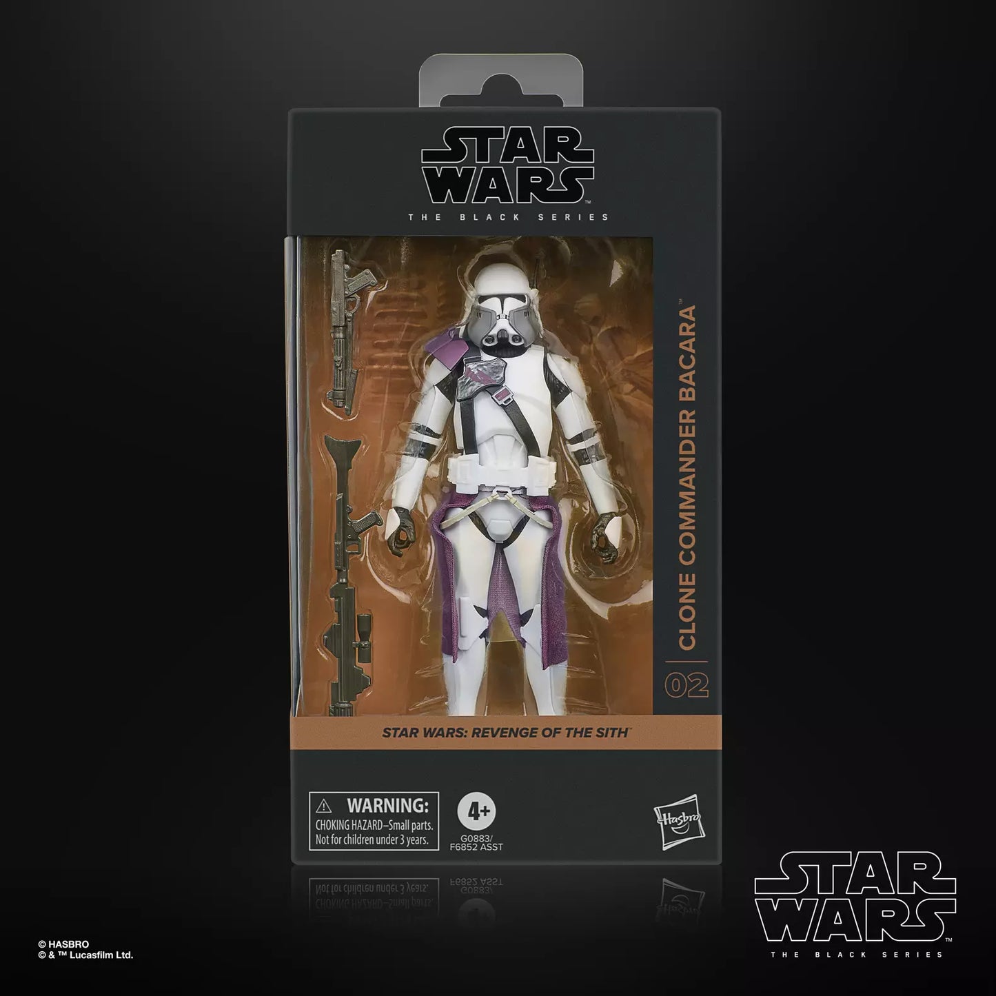 Star Wars The Black Series Clone Commander Bacara Acton Figure