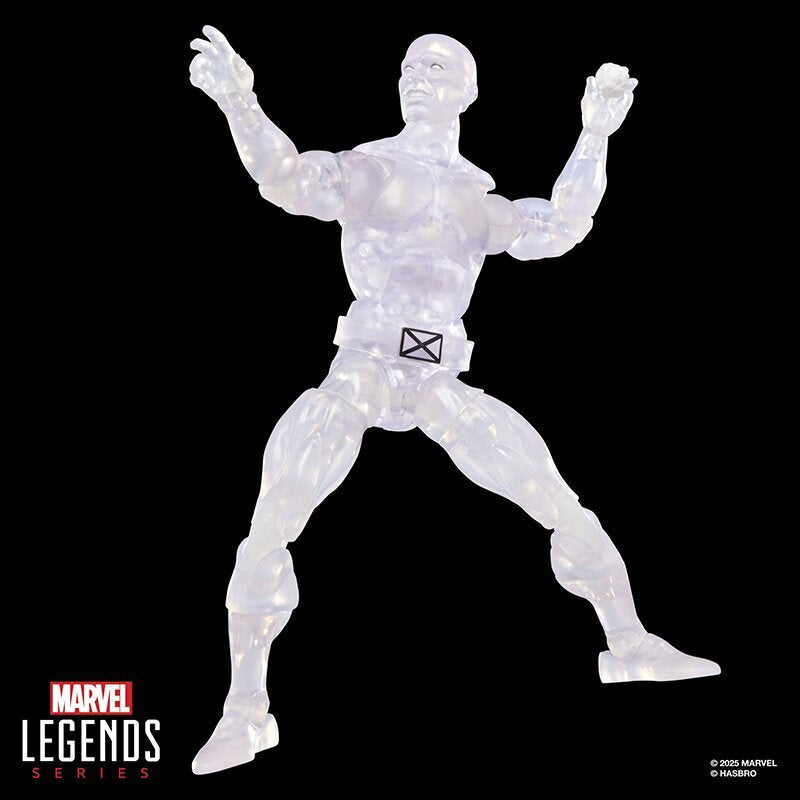 Marvel Legends Series Ice-Man Retro Comics Secret Wars 6 Inch Action Figure with Shield