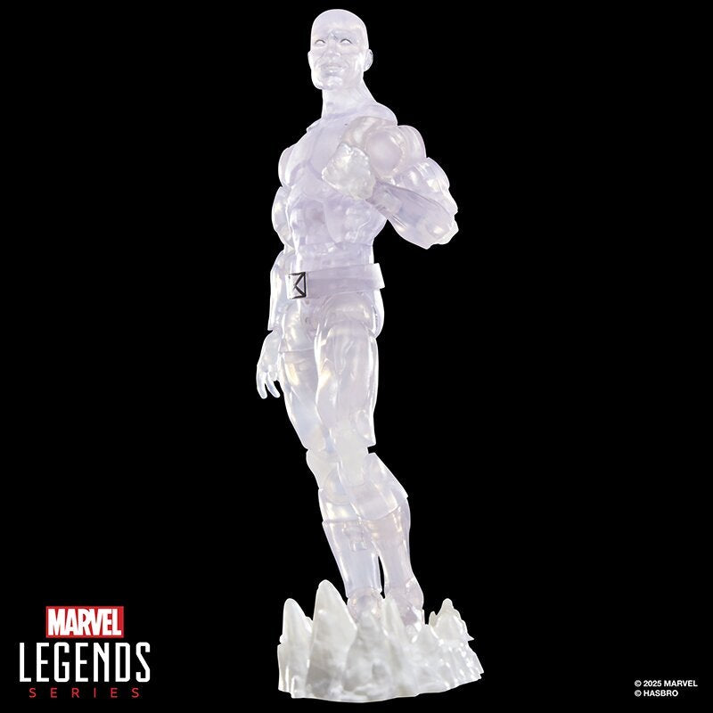 Marvel Legends Series Ice-Man Retro Comics Secret Wars 6 Inch Action Figure with Shield