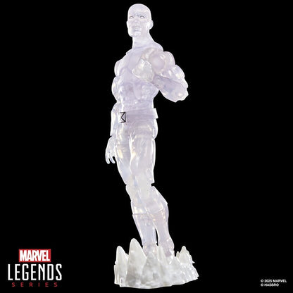 Marvel Legends Series Ice-Man Retro Comics Secret Wars 6 Inch Action Figure with Shield