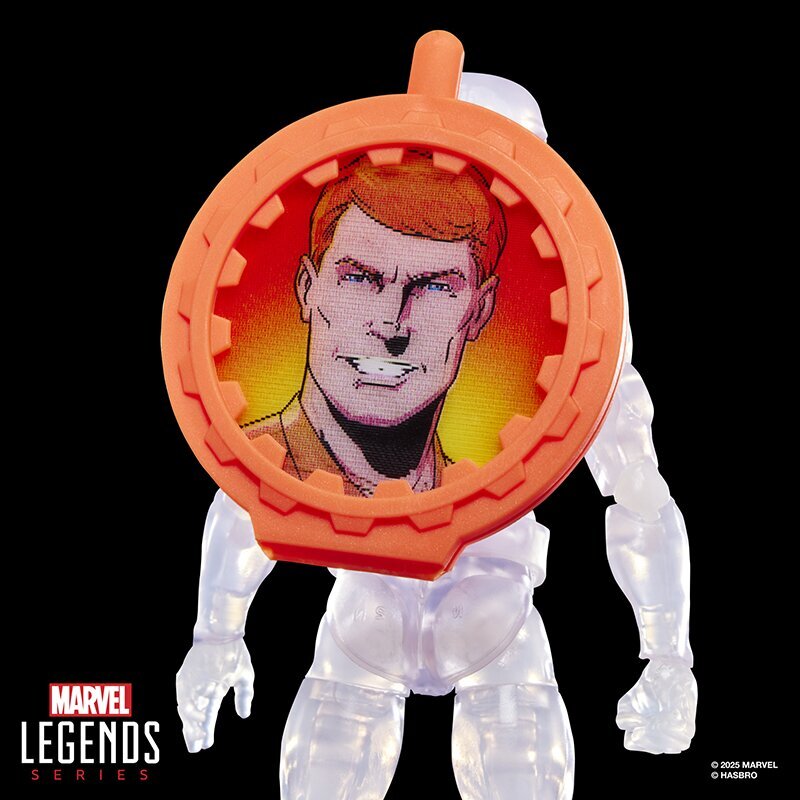 Marvel Legends Series Ice-Man Retro Comics Secret Wars 6 Inch Action Figure with Shield