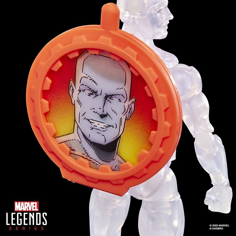 Marvel Legends Series Ice-Man Retro Comics Secret Wars 6 Inch Action Figure with Shield