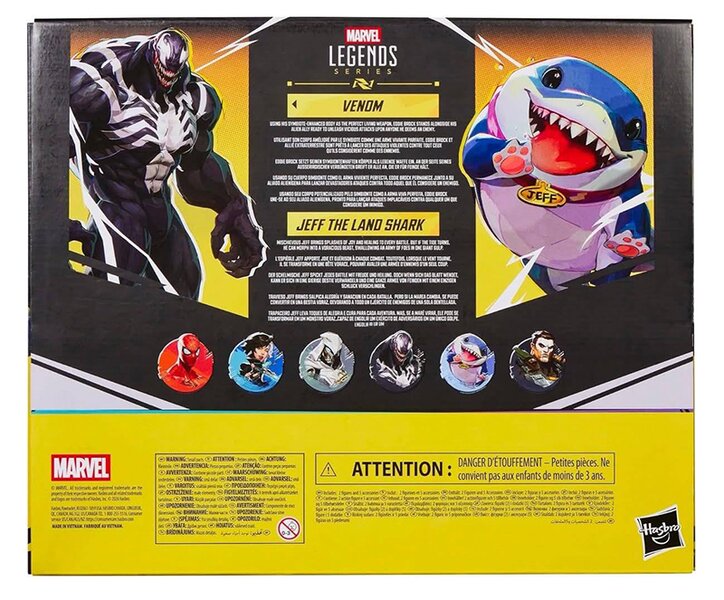 Marvel Legends Series Marvel Rivals Venom & Jeff the Land Shark Action Figure 2-Pack