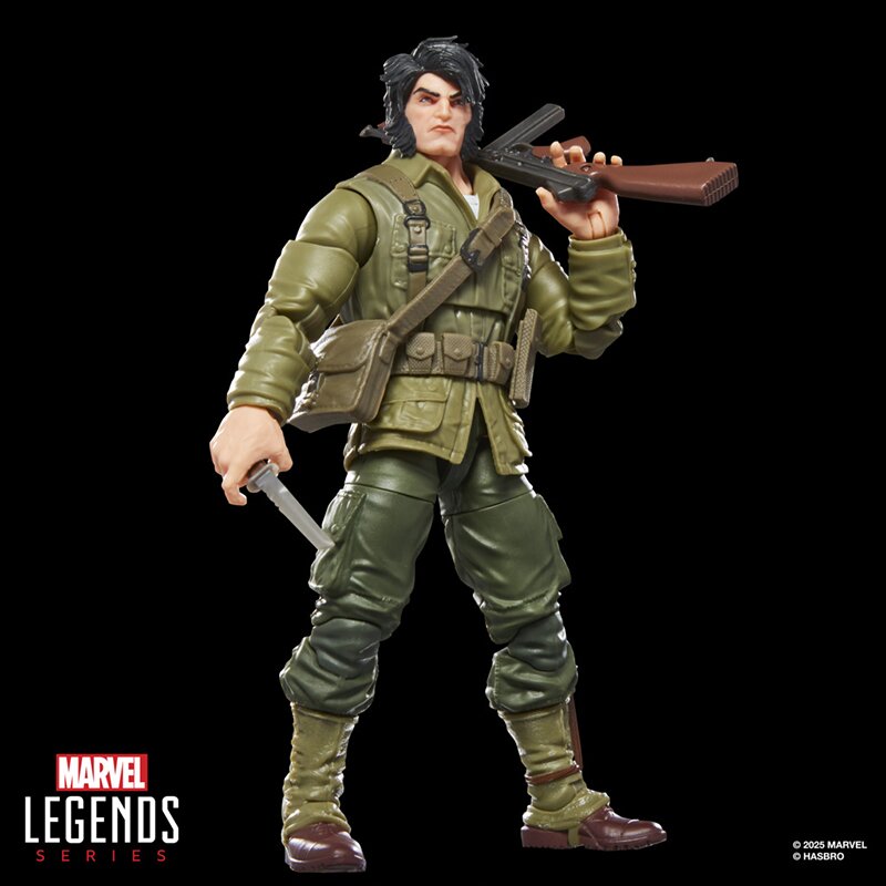 Marvel Legends Series Wolverine (WWII Logan), X-Men Comics Collectible 6-Inch Scale Action Figure