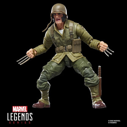Marvel Legends Series Wolverine (WWII Logan), X-Men Comics Collectible 6-Inch Scale Action Figure
