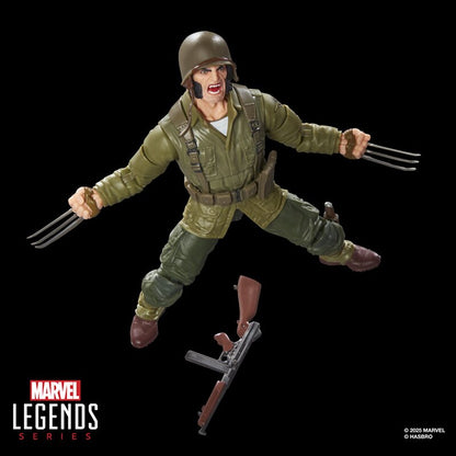 Marvel Legends Series Wolverine (WWII Logan), X-Men Comics Collectible 6-Inch Scale Action Figure