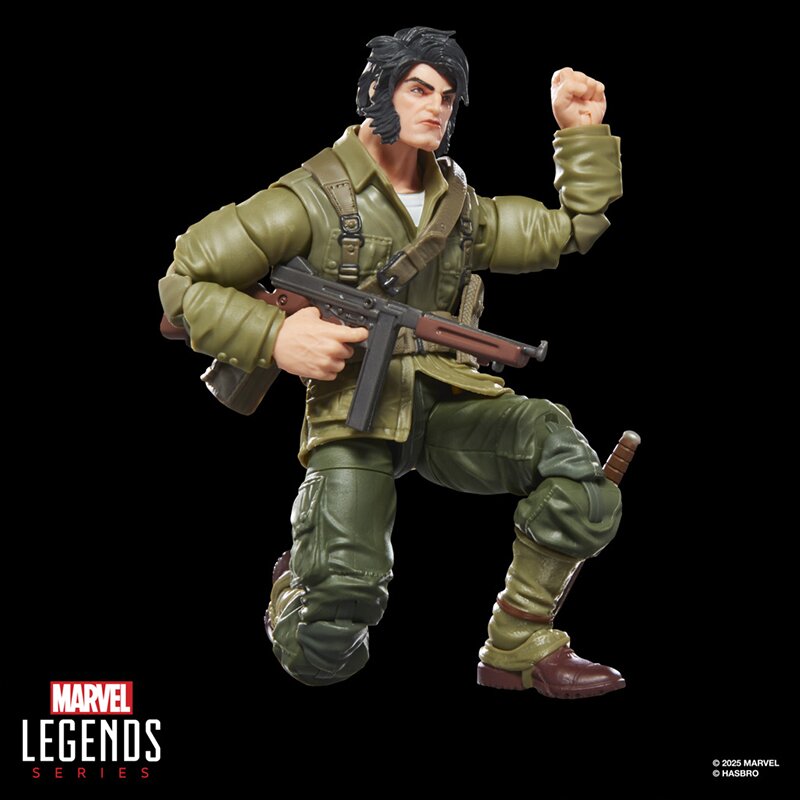 Marvel Legends Series Wolverine (WWII Logan), X-Men Comics Collectible 6-Inch Scale Action Figure
