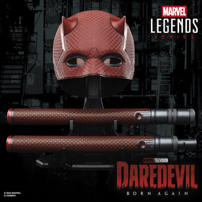 Marvel Legends Series Daredevil: Born Again Premium Roleplay Mask & Billy Club