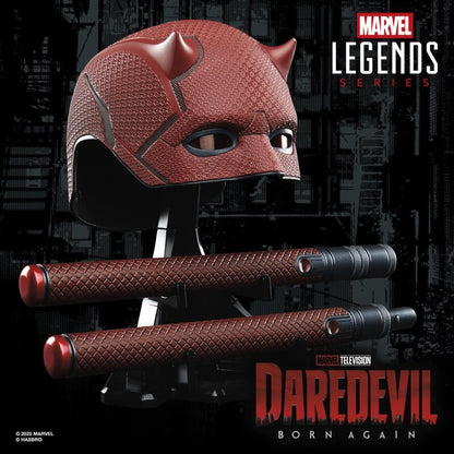 Marvel Legends Series Daredevil: Born Again Premium Roleplay Mask & Billy Club