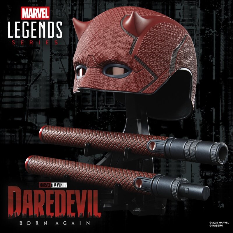 Marvel Legends Series Daredevil: Born Again Premium Roleplay Mask & Billy Club