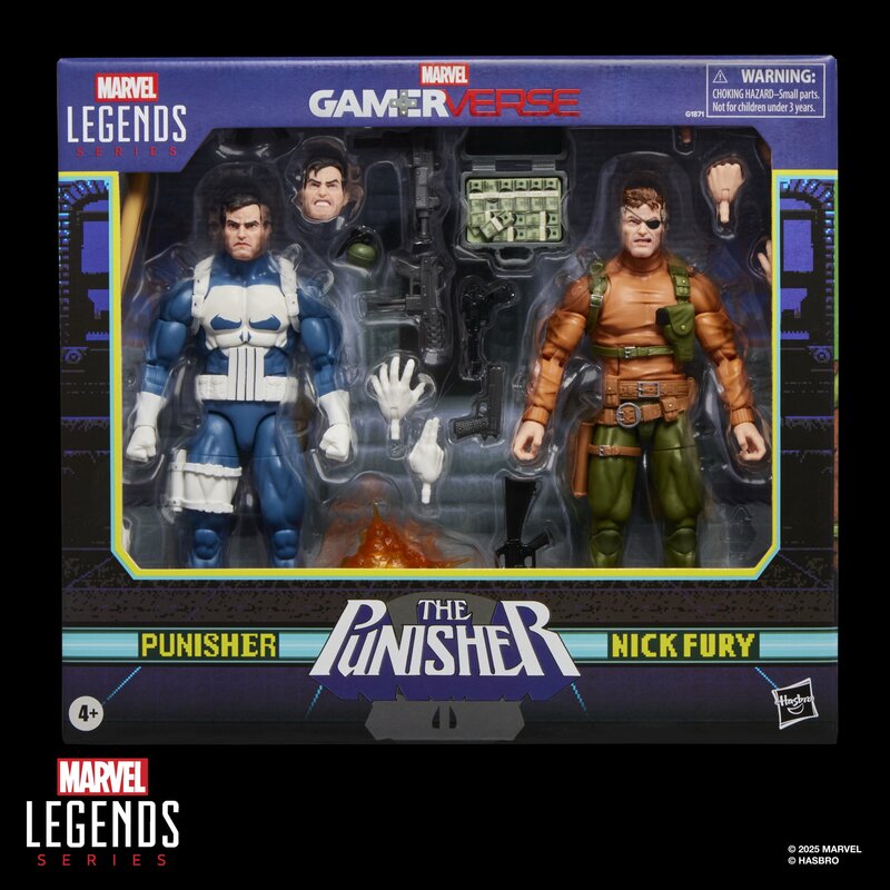 Marvel Legends Gamerverse Punisher and Nick Fury Action Figures 2-Pack
