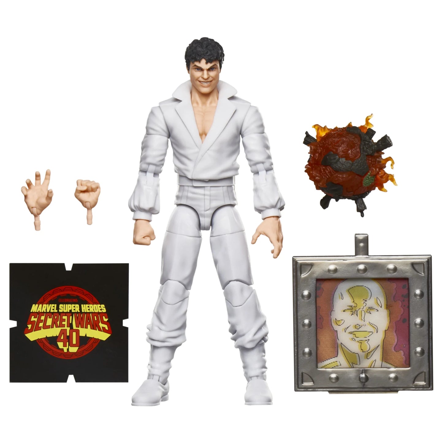 Marvel Legends Series Beyonder, Retro Super Heroes Secret Wars Comics Collectible 6 Inch Action Figure with Shield