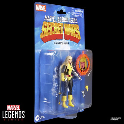 Marvel Legends Series Magik Retro Comics Secret Wars 6 Inch Action Figure with Shield