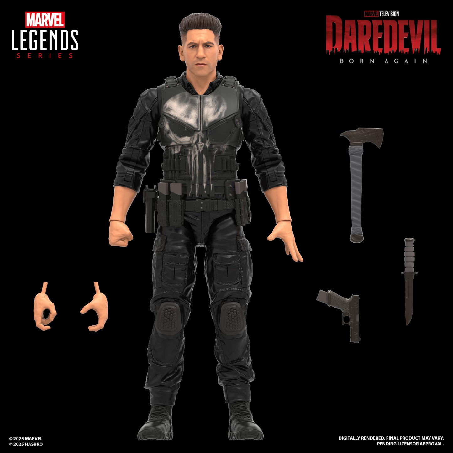 Marvel Legends Series Daredevil: Born Again The Punisher Action Figure