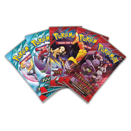 Pokémon TCG: Team Rocket Tin (Mewtwo ex, Nidoking ex, or Persian ex) – Styles May Vary